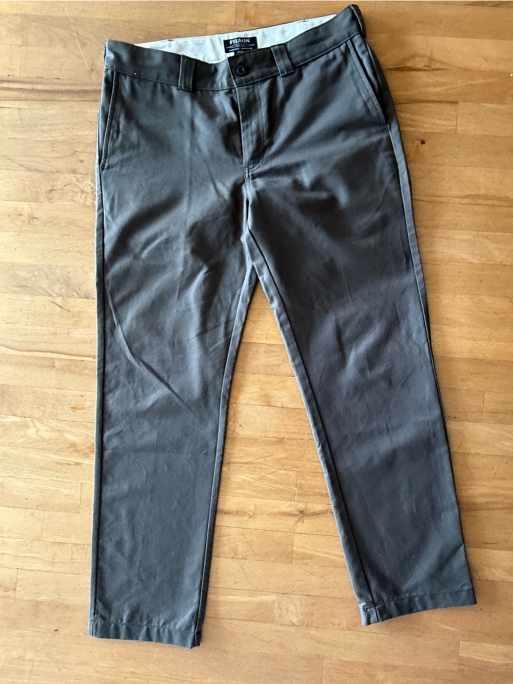 Filson Charcoal Chinos - Dark Gray